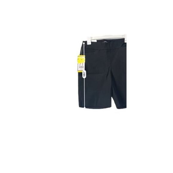 NWT Hilary Radley Black Flat Front Chino Bermuda Shorts Women's Size Small - Picture 8 of 9